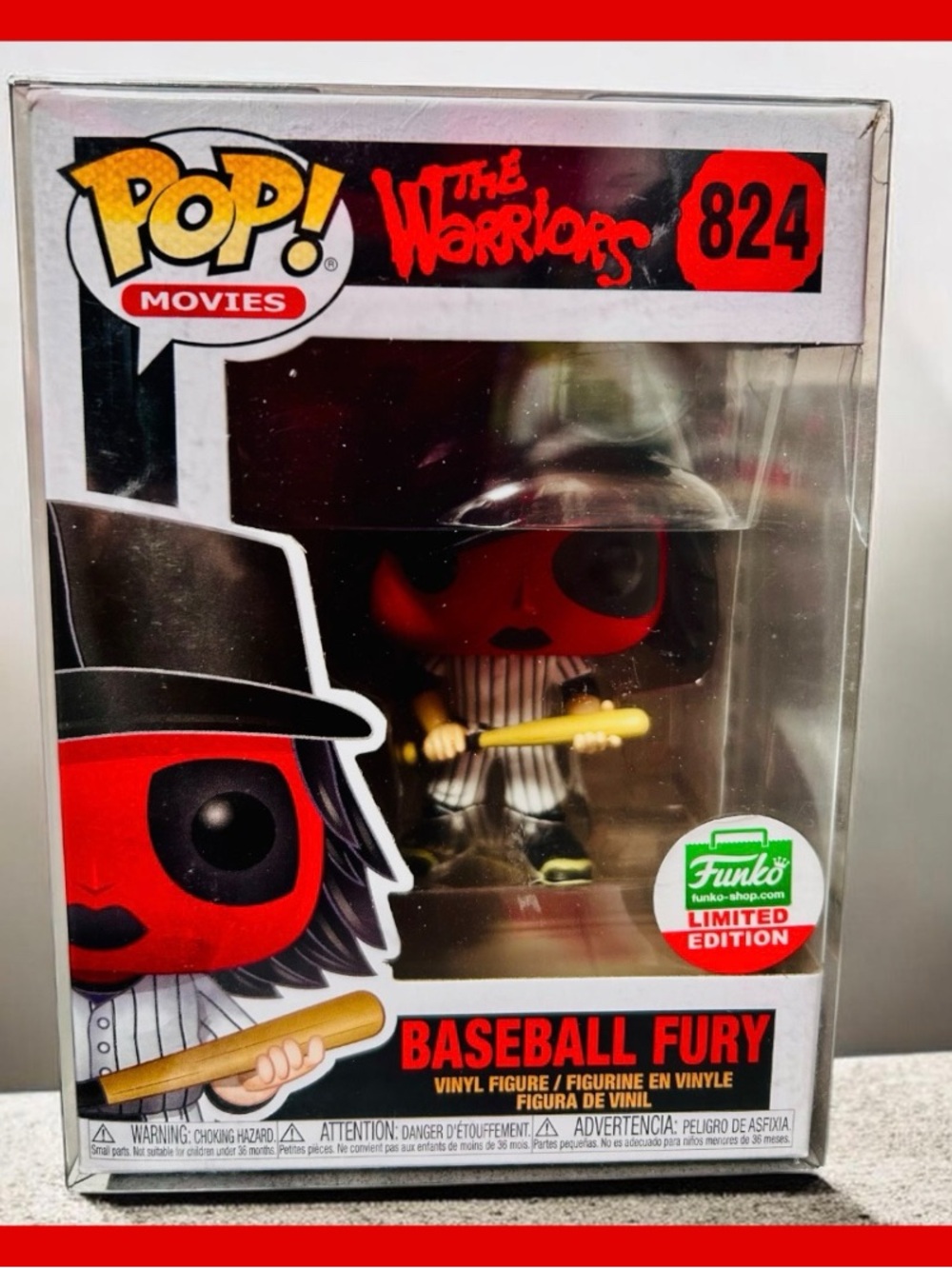 Funko Pop! Movies Baseball Fury #824 Vinyl Figure Limited Edition A must have